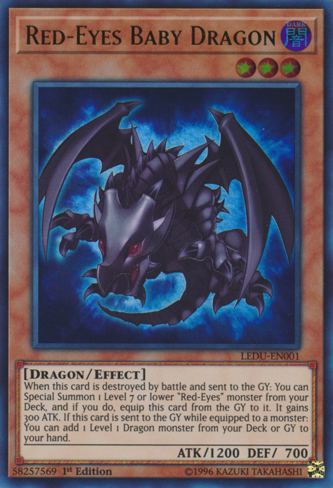 Red-Eyes Baby Dragon [LEDU-EN001] Ultra Rare | GnG Games