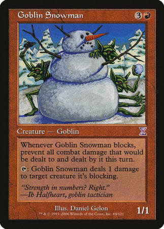 Goblin Snowman [Time Spiral Timeshifted] | GnG Games