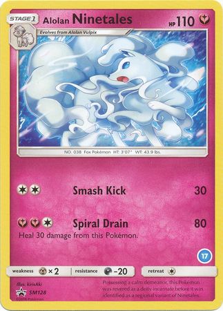 Alolan Ninetales (SM128) (Deck Exclusive #17) [Sun & Moon: Trainer Kit - Alolan Ninetales] | GnG Games