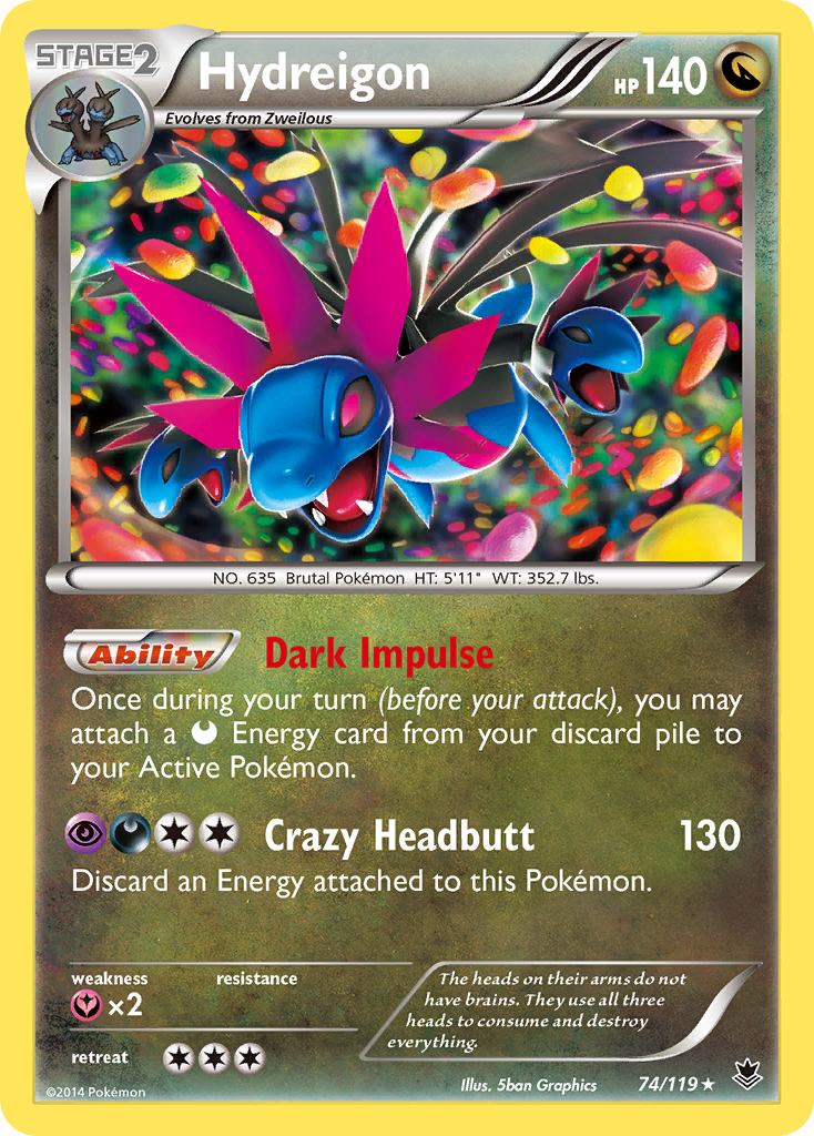 Hydreigon (74/119) [XY: Phantom Forces] | GnG Games