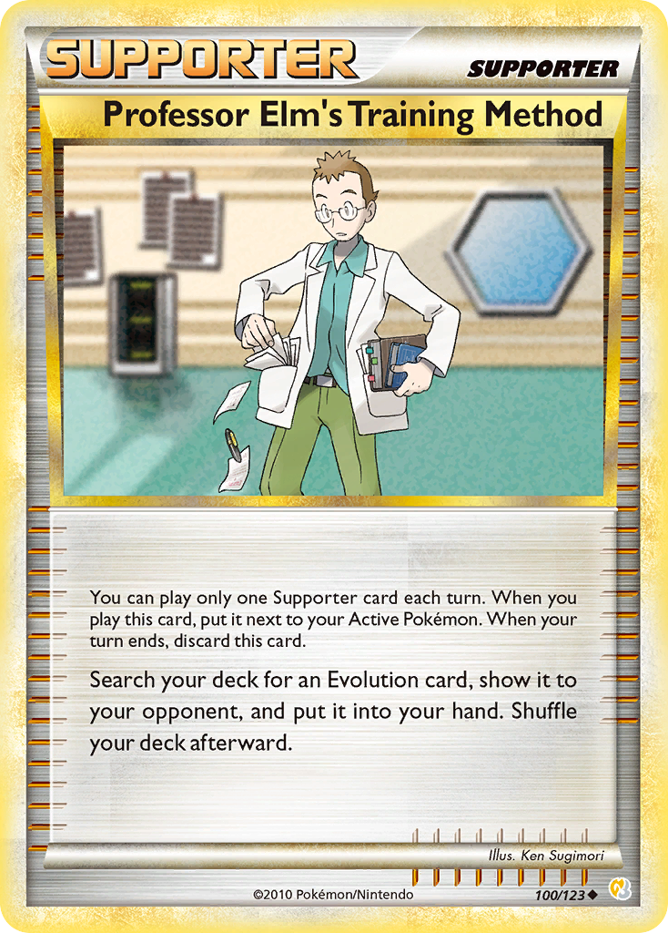 Professor Elm's Training Method (100/123) [HeartGold & SoulSilver: Base Set] | GnG Games