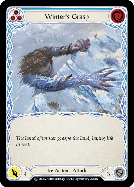 Winter's Grasp (Blue) [U-ELE162] Unlimited Normal | GnG Games