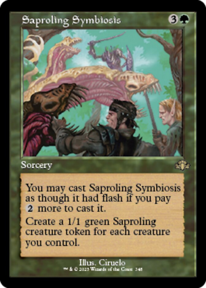Saproling Symbiosis (Retro) [Dominaria Remastered] | GnG Games