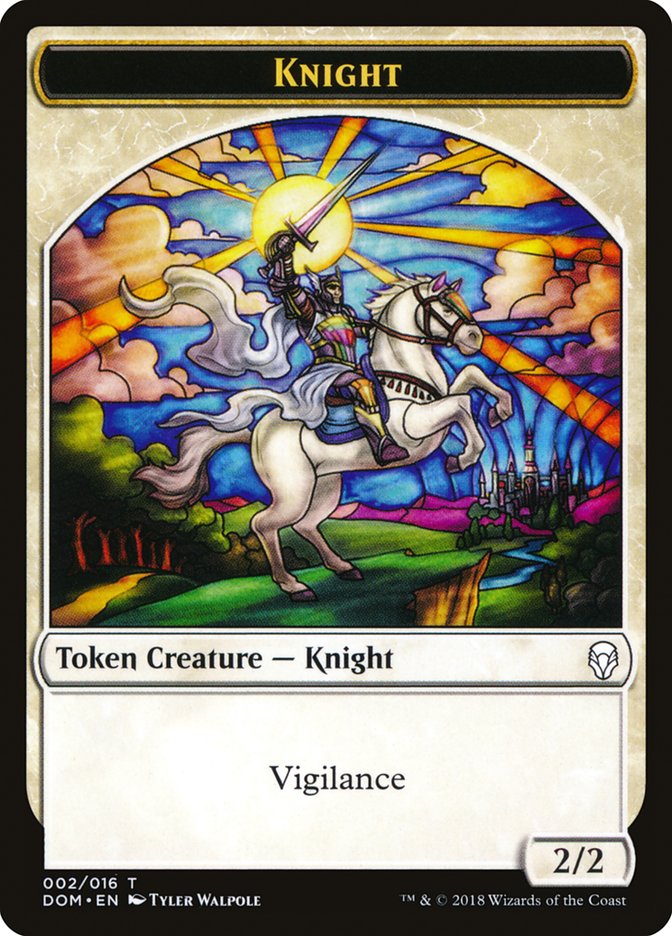 Knight (002/016) [Dominaria Tokens] | GnG Games