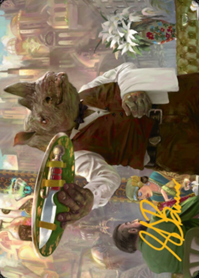 Killer Service Art Card (Gold-Stamped Signature) [Streets of New Capenna Art Series] | GnG Games