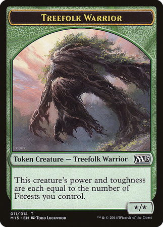 Treefolk Warrior Token [Magic 2015 Tokens] | GnG Games