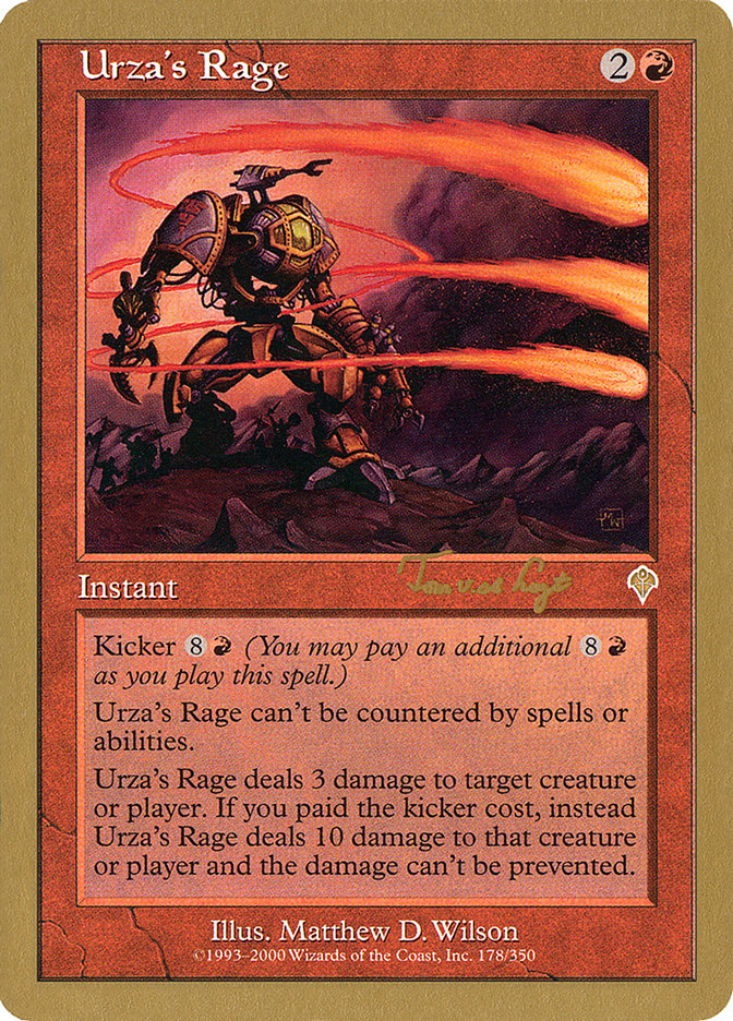 Urza's Rage (Tom van de Logt) [World Championship Decks 2001] | GnG Games