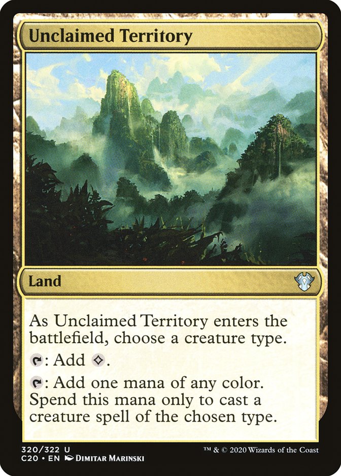Unclaimed Territory [Commander 2020] | GnG Games