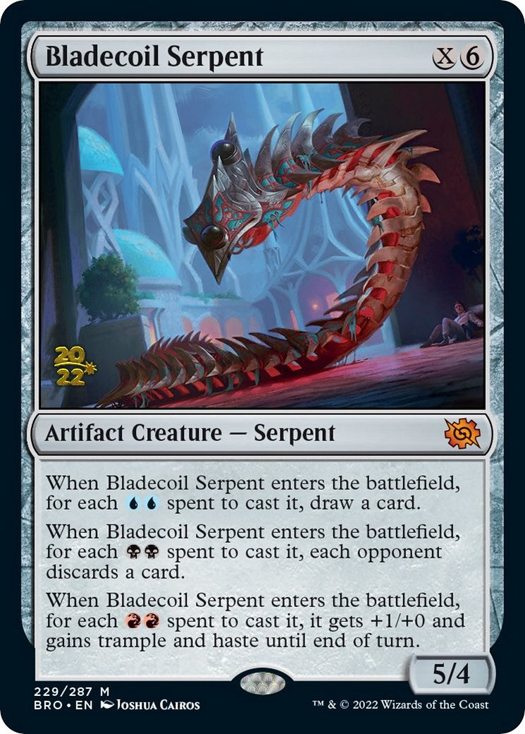 Bladecoil Serpent [The Brothers' War: Prerelease Promos] | GnG Games