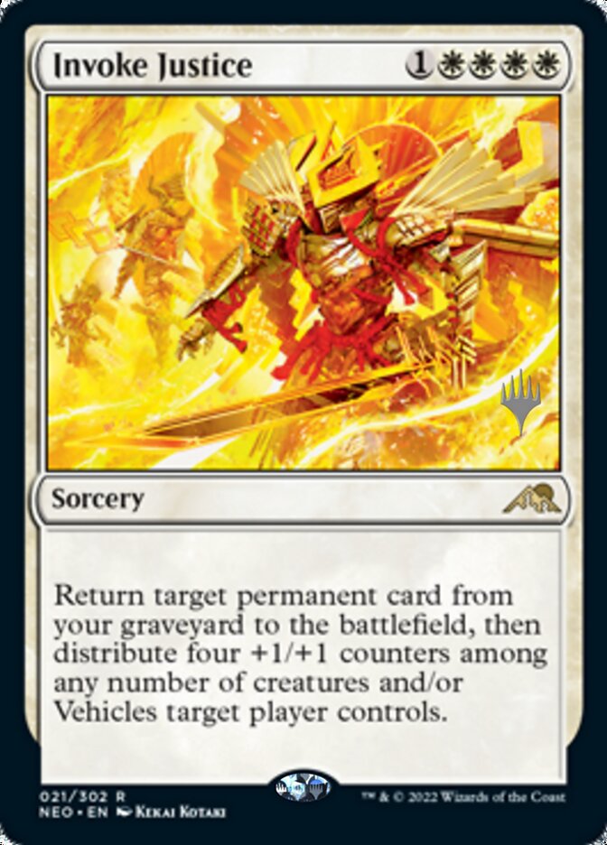 Invoke Justice (Promo Pack) [Kamigawa: Neon Dynasty Promos] | GnG Games