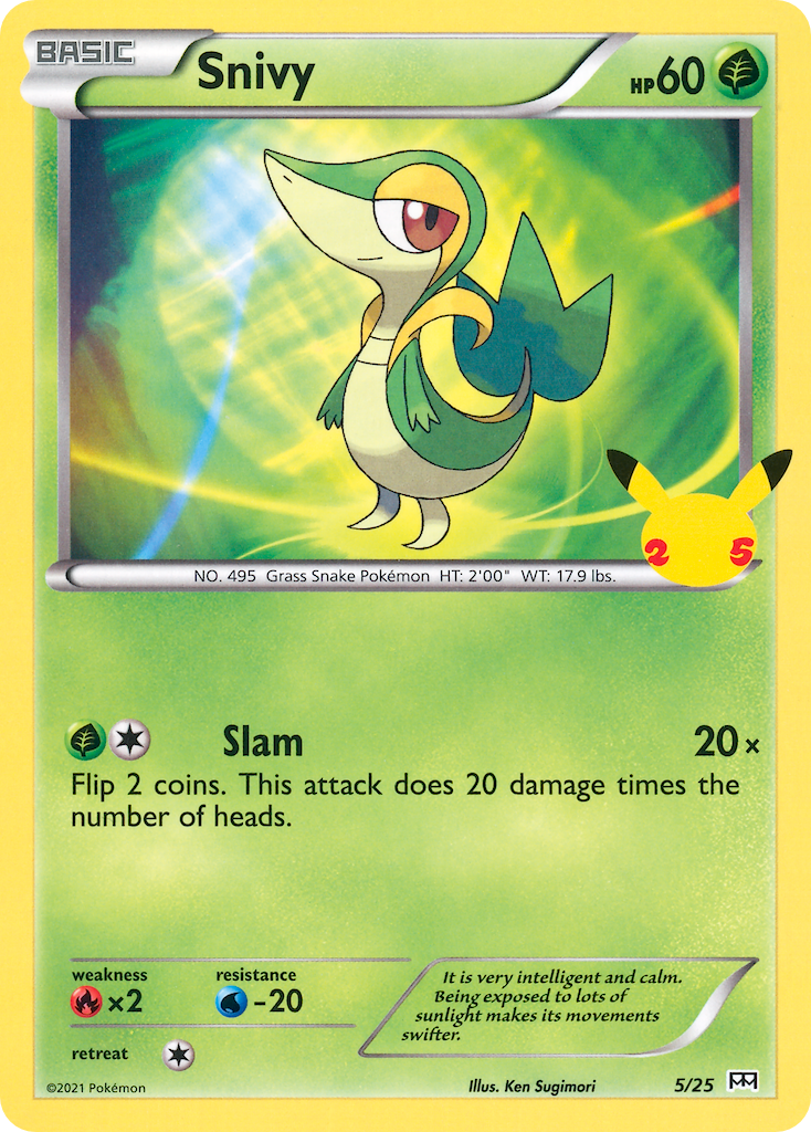 Snivy (5/25) [McDonald's 25th Anniversary] | GnG Games