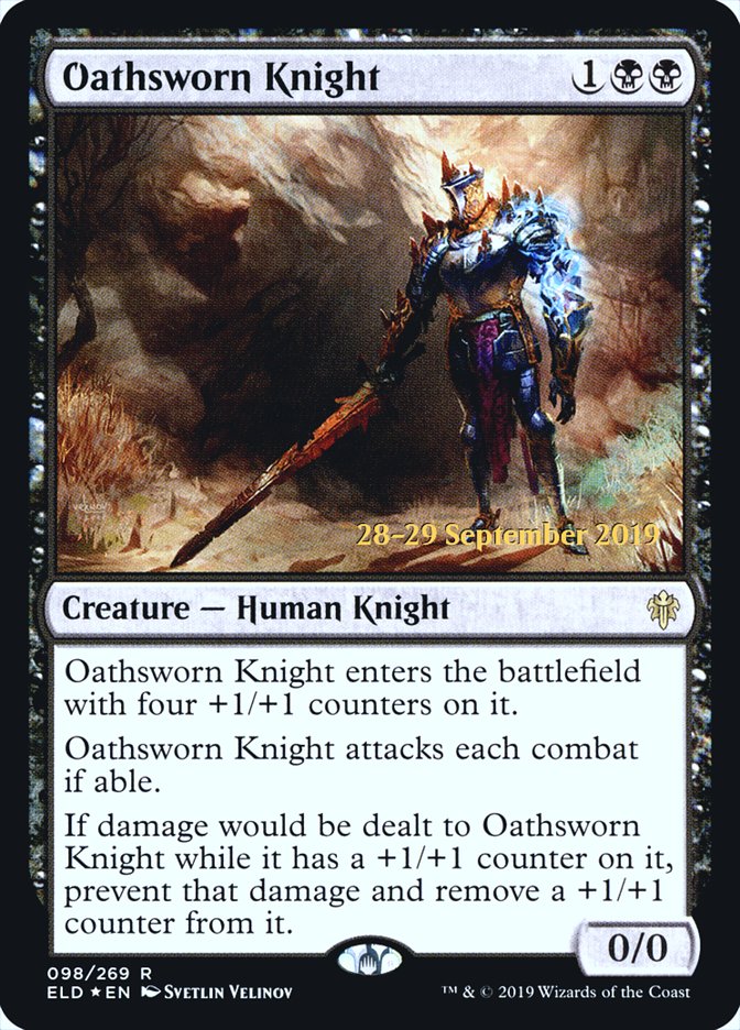 Oathsworn Knight  [Throne of Eldraine Prerelease Promos] | GnG Games