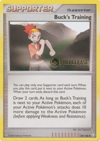 Bucks Training (130/146) (Prerelease Promo) [Diamond & Pearl: Legends Awakened] | GnG Games