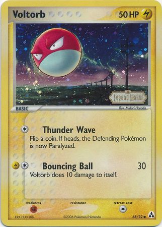 Voltorb (68/92) (Stamped) [EX: Legend Maker] | GnG Games