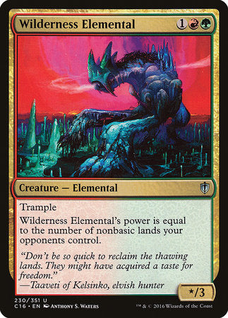 Wilderness Elemental [Commander 2016] | GnG Games