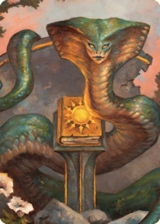 Guardian Naga Art Card [Commander Legends: Battle for Baldur's Gate Art Series] | GnG Games