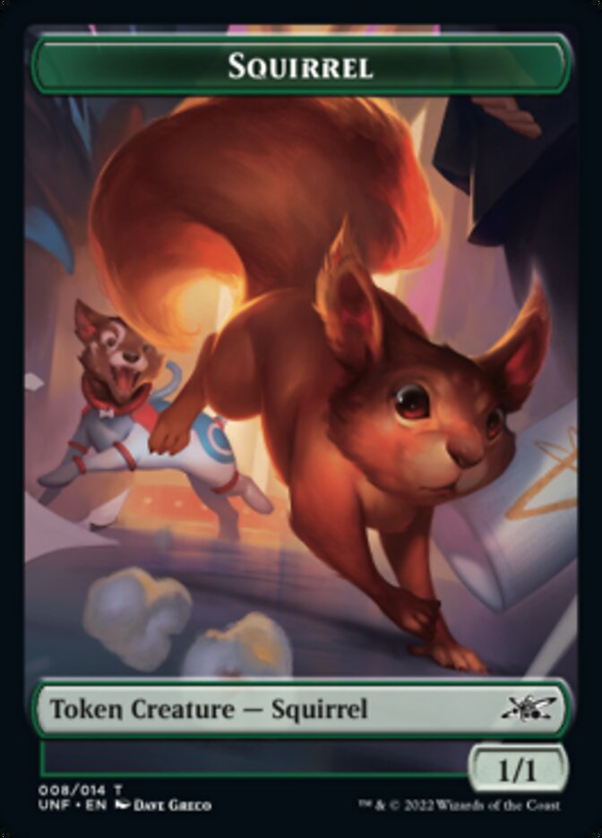 Squirrel Token [Unfinity Tokens] | GnG Games