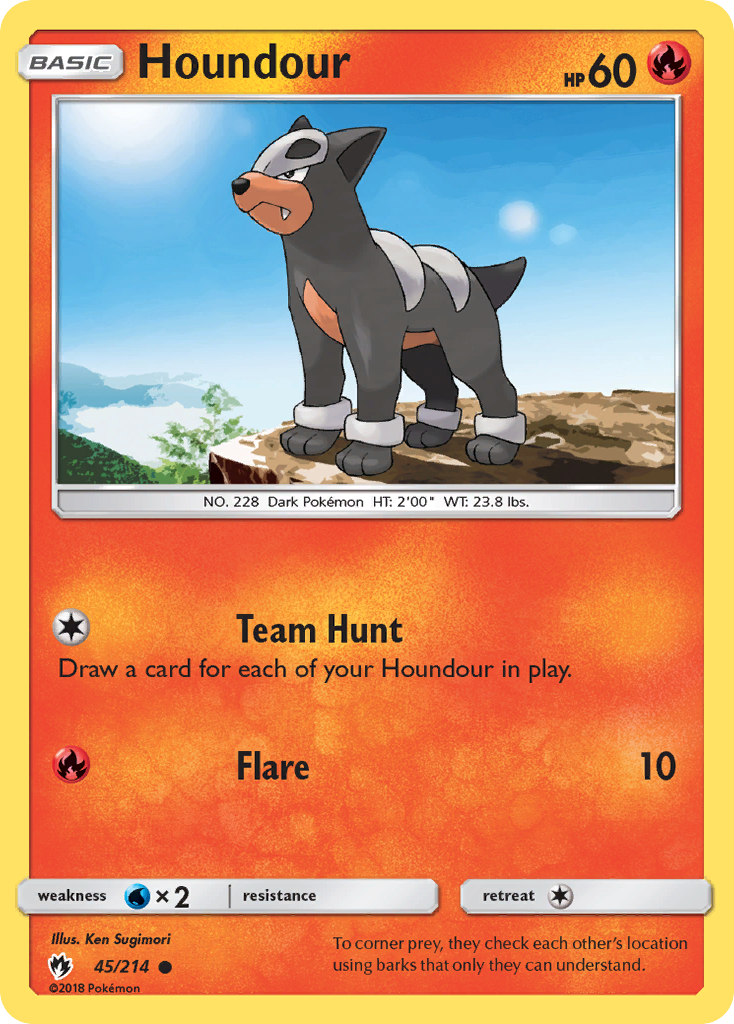 Houndour (45/214) [Sun & Moon: Lost Thunder] | GnG Games