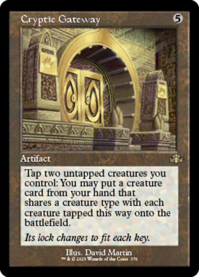 Cryptic Gateway (Retro) [Dominaria Remastered] | GnG Games