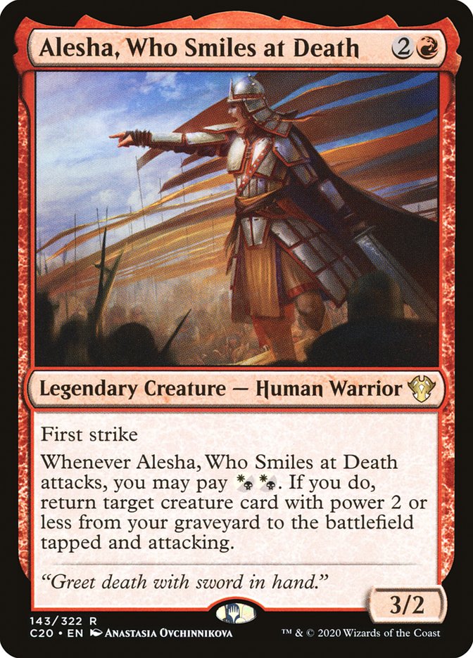 Alesha, Who Smiles at Death [Commander 2020] | GnG Games