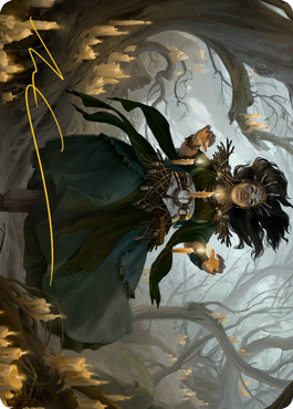 Candlegrove Witch 1 Art Card (Gold-Stamped Signature) [Innistrad: Midnight Hunt Art Series] | GnG Games