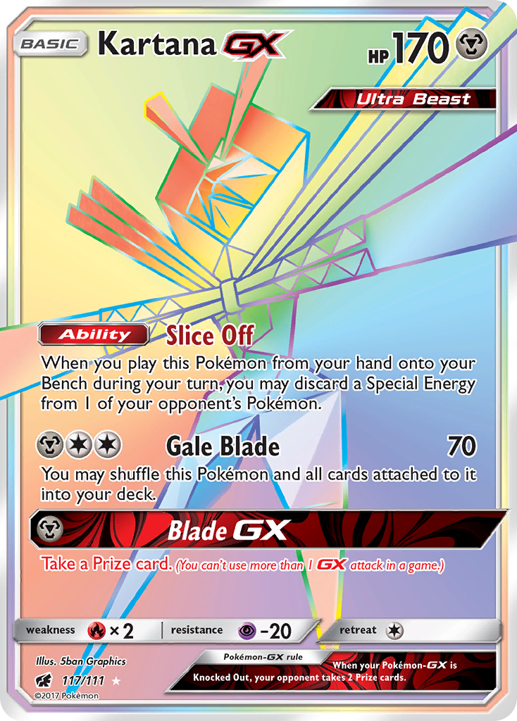 Kartana GX (117/111) [Sun & Moon: Crimson Invasion] | GnG Games