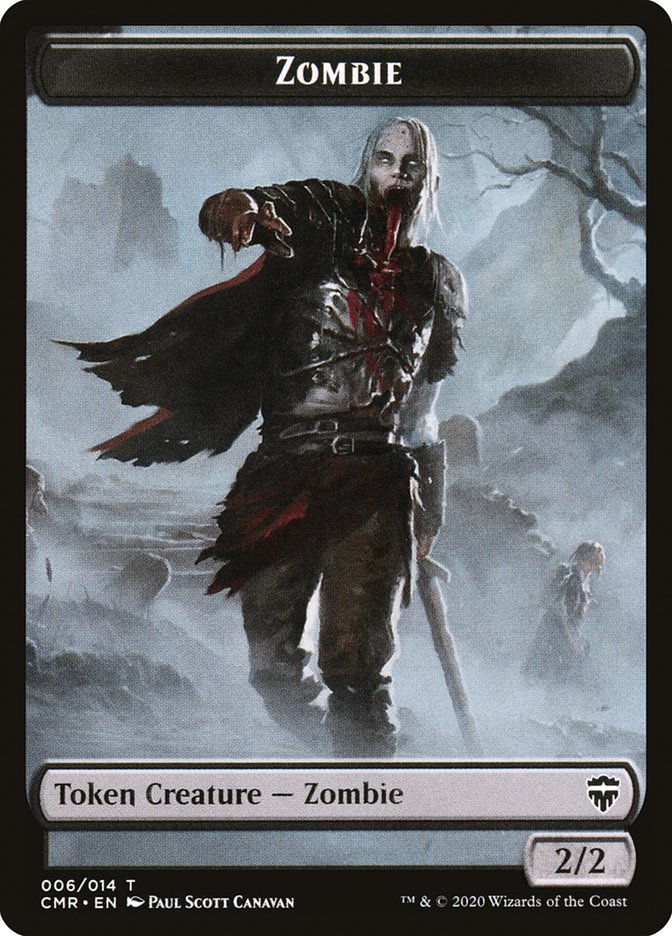 Zombie Token [Commander Legends Tokens] | GnG Games