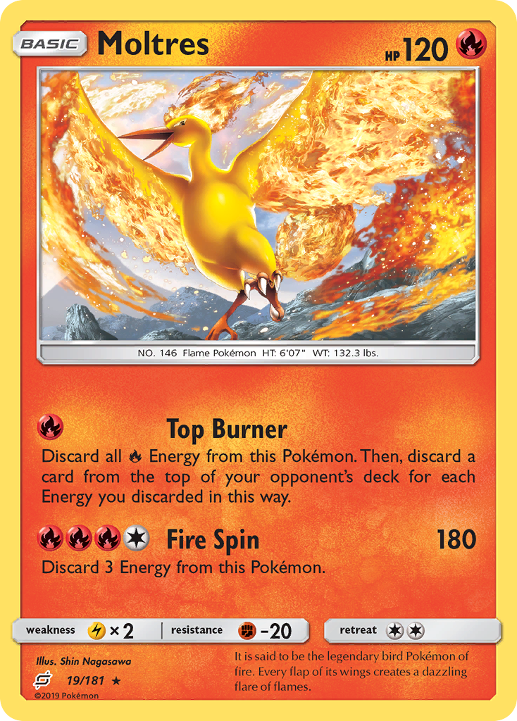 Moltres (19/181) [Sun & Moon: Team Up] | GnG Games