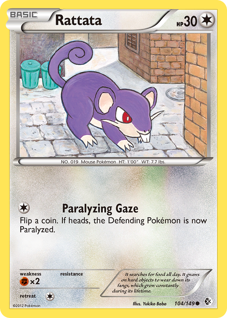 Rattata (104/149) [Black & White: Boundaries Crossed] | GnG Games