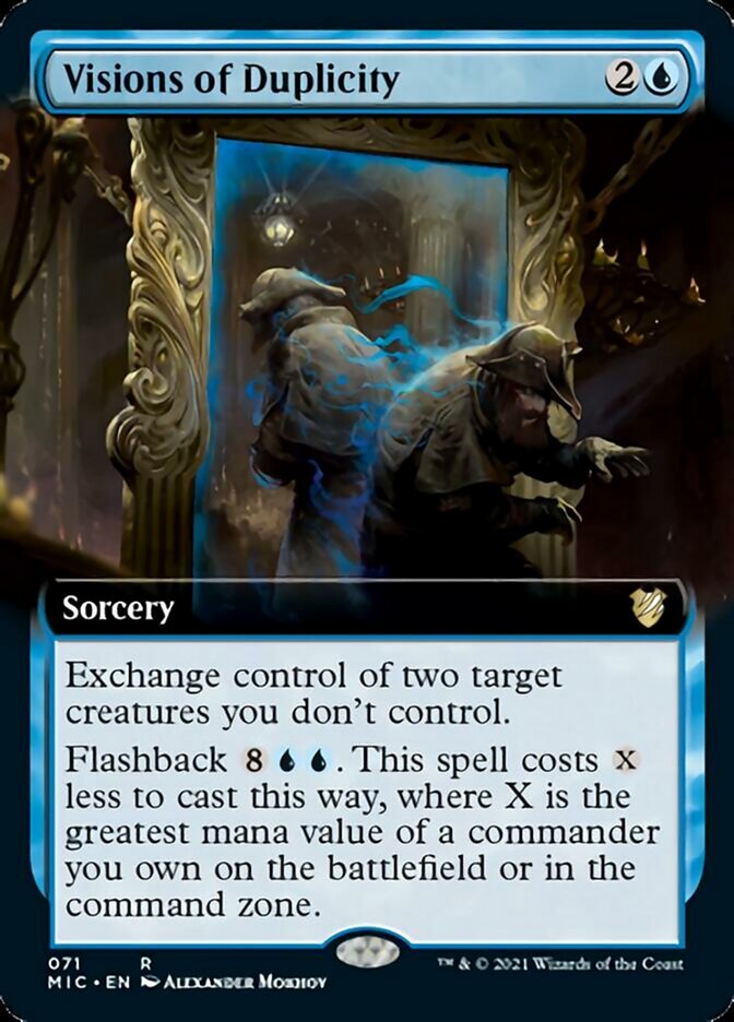 Visions of Duplicity (Extended) [Innistrad: Midnight Hunt Commander] | GnG Games