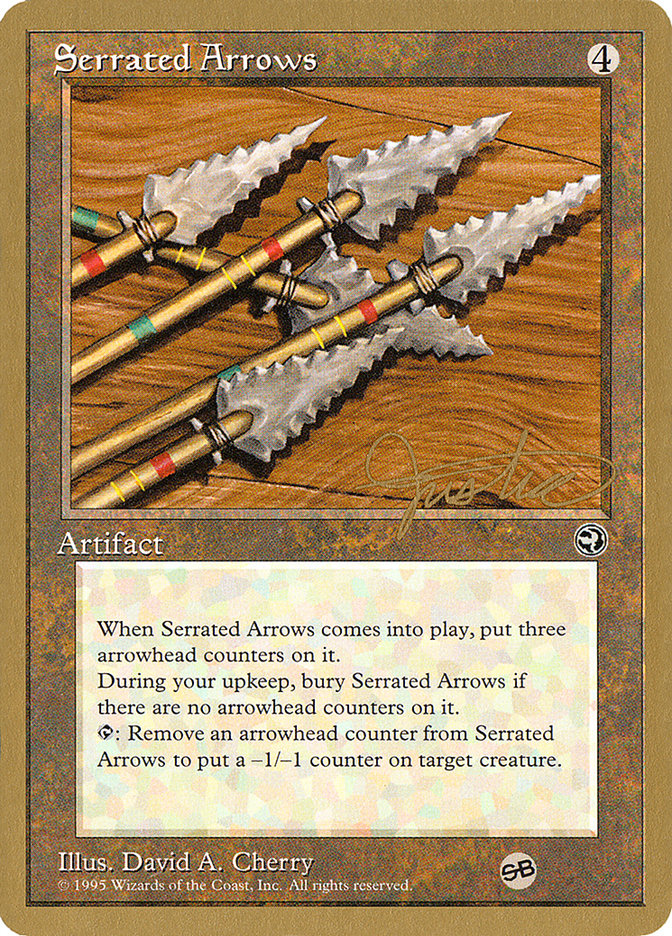 Serrated Arrows (Mark Justice) (SB) [Pro Tour Collector Set] | GnG Games