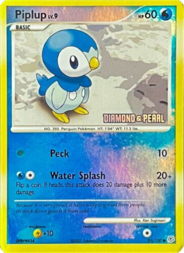 Piplup (93/130) (Diamond and Pearl) [Burger King Promos: 2008 Collection] | GnG Games