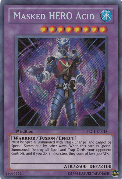 Masked HERO Acid [PRC1-EN018] Secret Rare | GnG Games