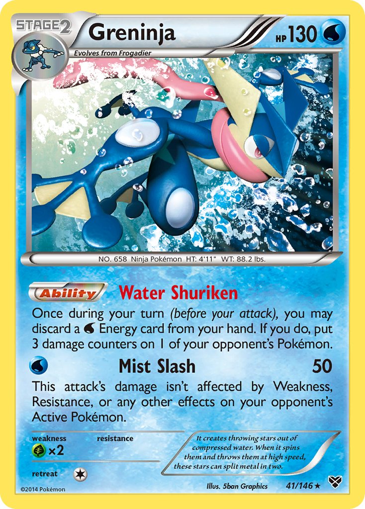 Greninja (41/146) (Cosmos Holo) (Blister Exclusive) [XY: Base Set] | GnG Games