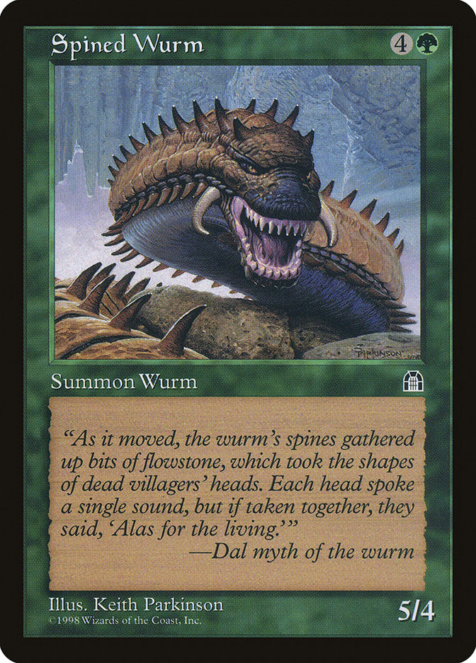 Spined Wurm [Stronghold] | GnG Games