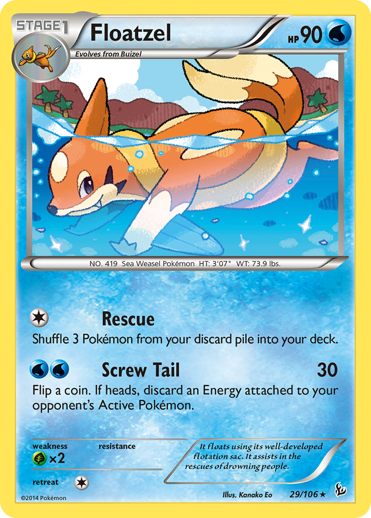 Floatzel (29/106) [XY: Flashfire] | GnG Games