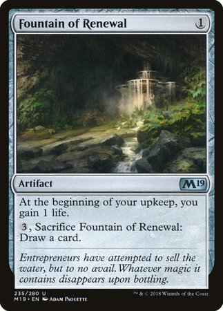 Fountain of Renewal [Core Set 2019] | GnG Games