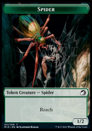 Beast (007) // Spider Double-sided Token [Innistrad: Midnight Hunt Commander] | GnG Games