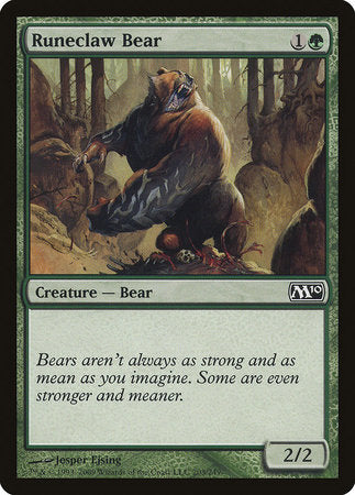 Runeclaw Bear [Magic 2010] | GnG Games