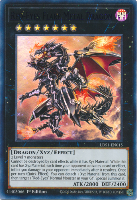 Red-Eyes Flare Metal Dragon (Purple) [LDS1-EN015] Ultra Rare | GnG Games