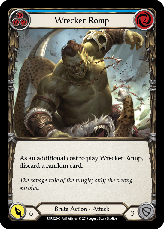 Wrecker Romp (Blue) [RNR023-C] (Rhinar Hero Deck)  1st Edition Normal | GnG Games