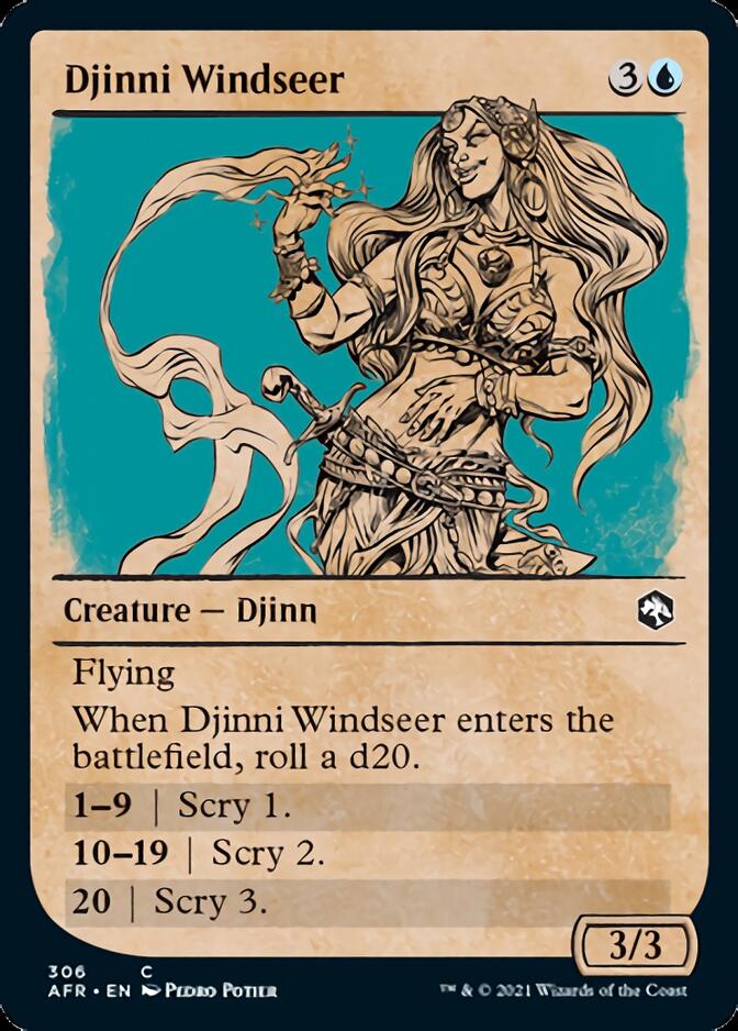 Djinni Windseer (Showcase) [Dungeons & Dragons: Adventures in the Forgotten Realms] | GnG Games