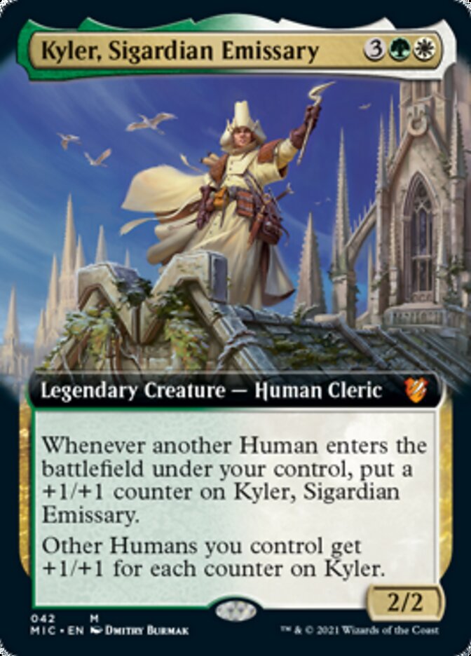 Kyler, Sigardian Emissary (Extended) [Innistrad: Midnight Hunt Commander] | GnG Games