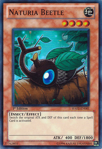 Naturia Beetle [HA02-EN001] Super Rare | GnG Games