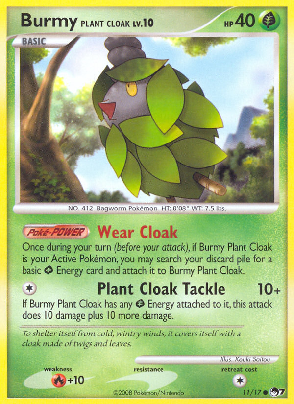 Burmy Plant Cloak (11/17) [POP Series 7] | GnG Games