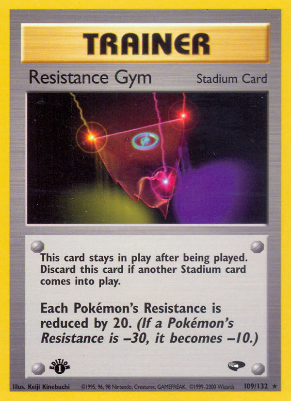 Resistance Gym (109/132) [Gym Challenge 1st Edition] | GnG Games