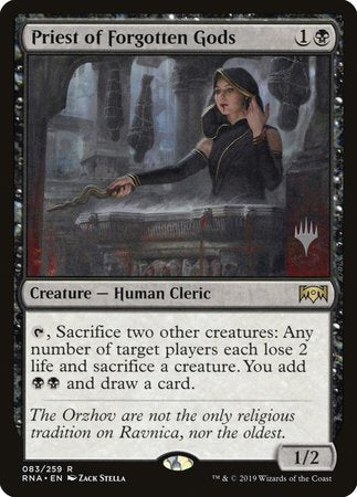 Priest of Forgotten Gods [Ravnica Allegiance Promos] | GnG Games
