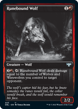 Runebound Wolf [Innistrad: Double Feature] | GnG Games