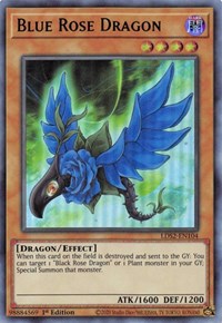 Blue Rose Dragon (Green) [LDS2-EN104] Ultra Rare | GnG Games