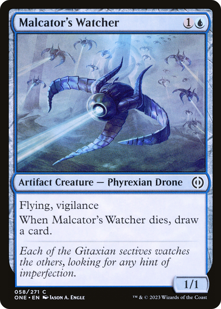 Malcator's Watcher [Phyrexia: All Will Be One] | GnG Games